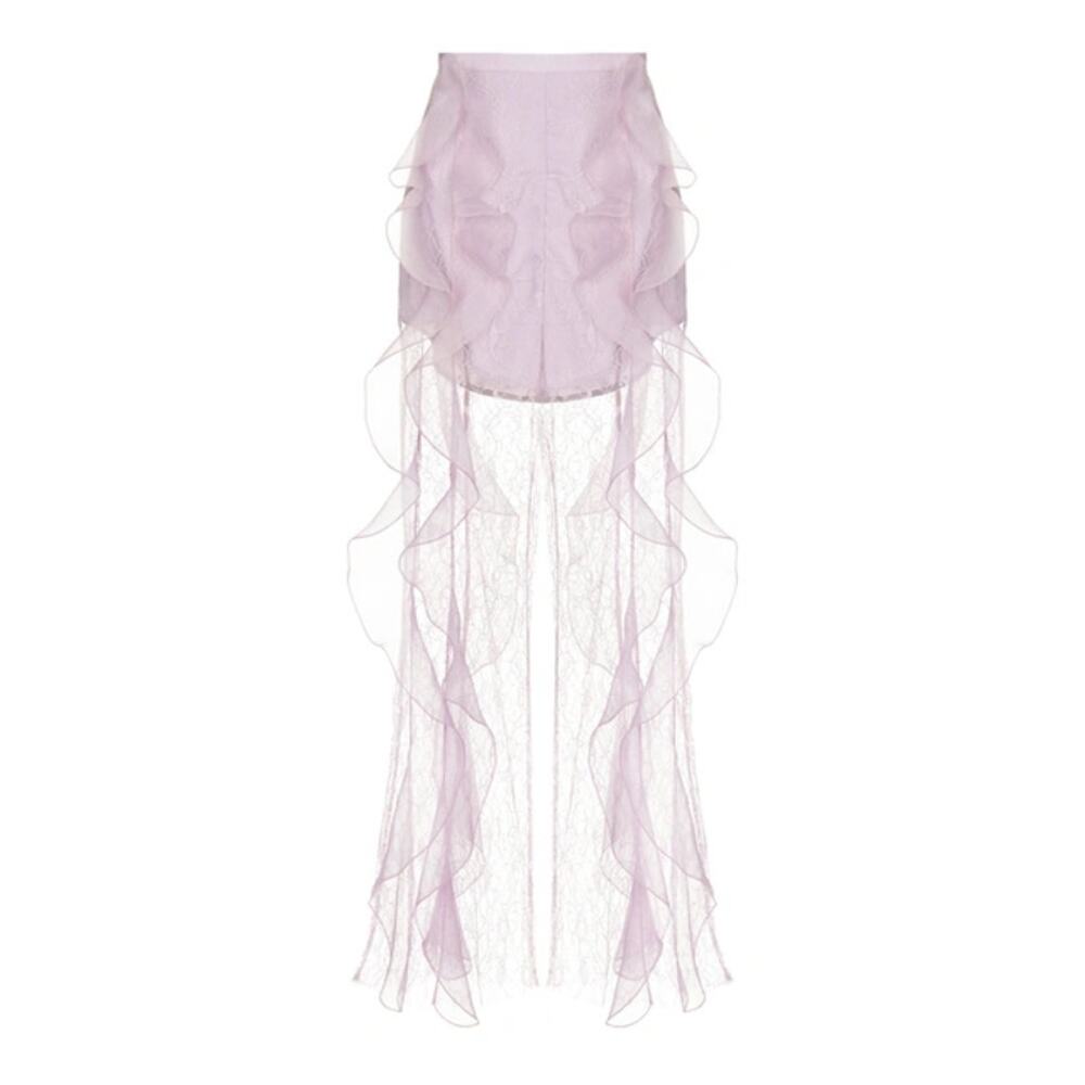 NWT Alice McCall Lilac Valerie Ruffle Lace Pants (Size 0) $350